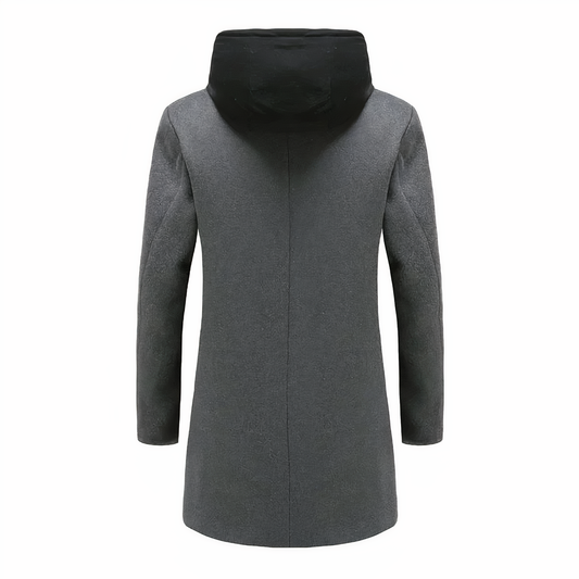 Men's Hooded Trench Coat
