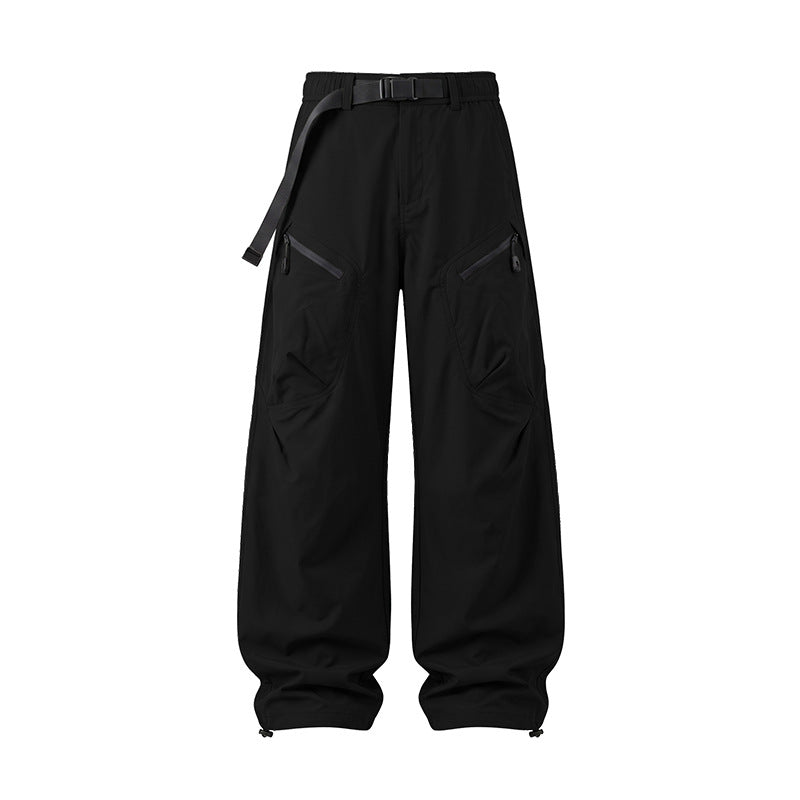 Men's Ripstop Cargo Pants in Black