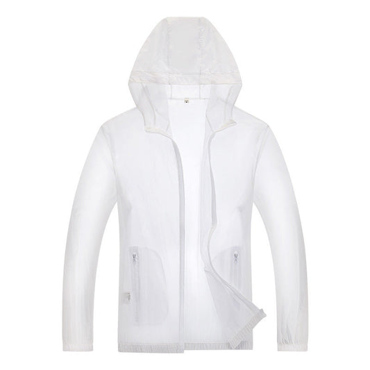 Men's Ultralight Rain Jacket in White