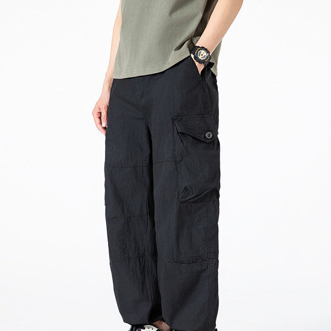 Men's Utility Cargo Pants in Black