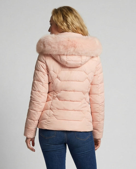 Women's Fitted Puffer Winter Jacket