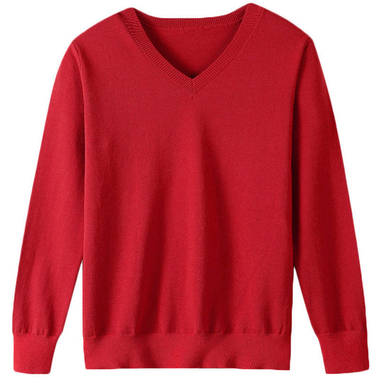 Women's Lightweight V Neck Sweater