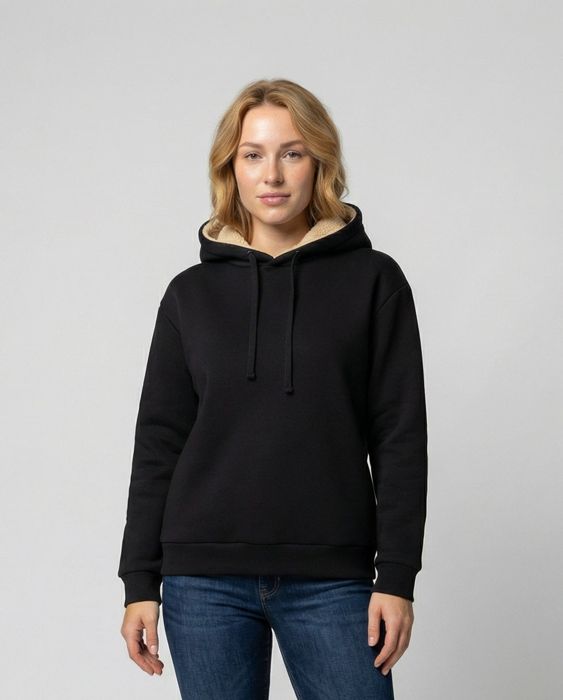 Women's Sherpa Lined Fleece Hoodie