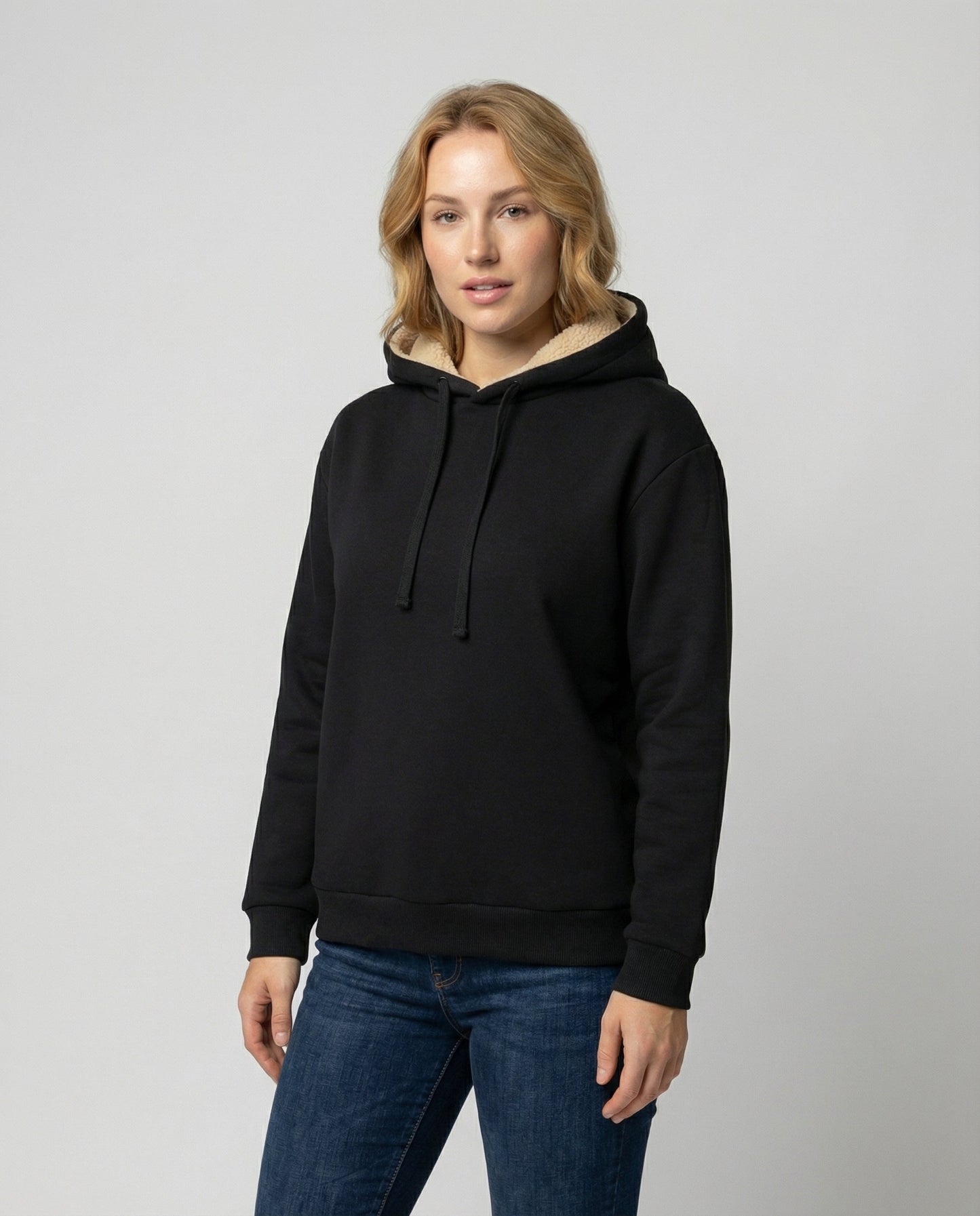 Women's Sherpa Lined Fleece Hoodie