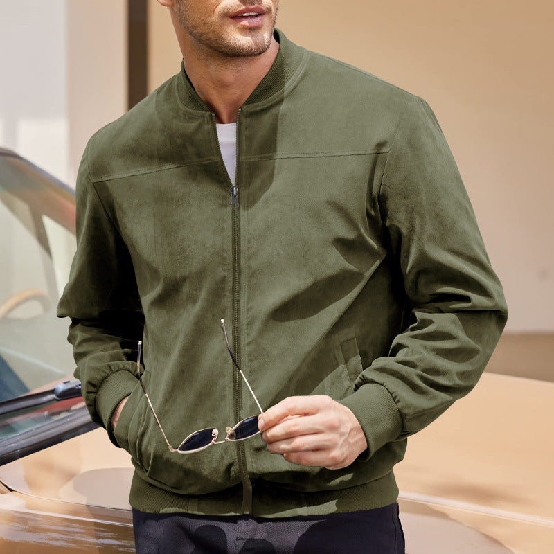 Men's Velour Zip Vest