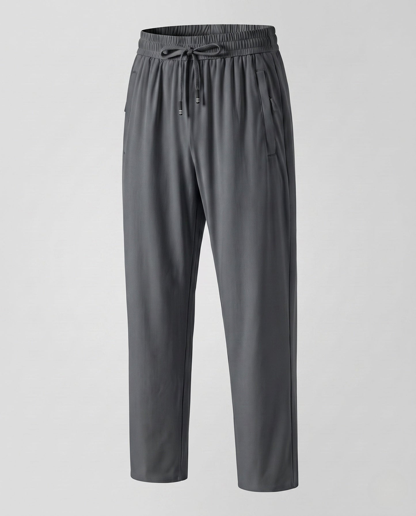 Dark Gray casual lounge pants for women.