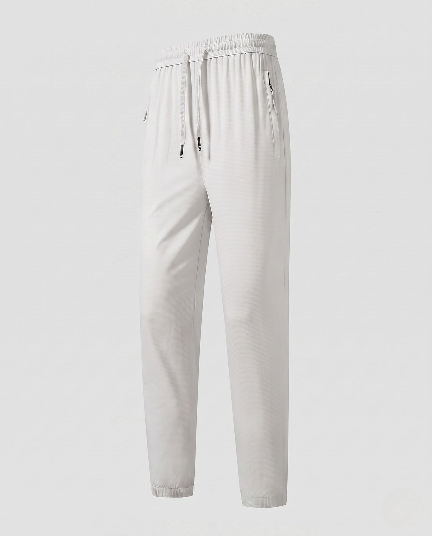 Stone Gray comfort jogger pants for women.