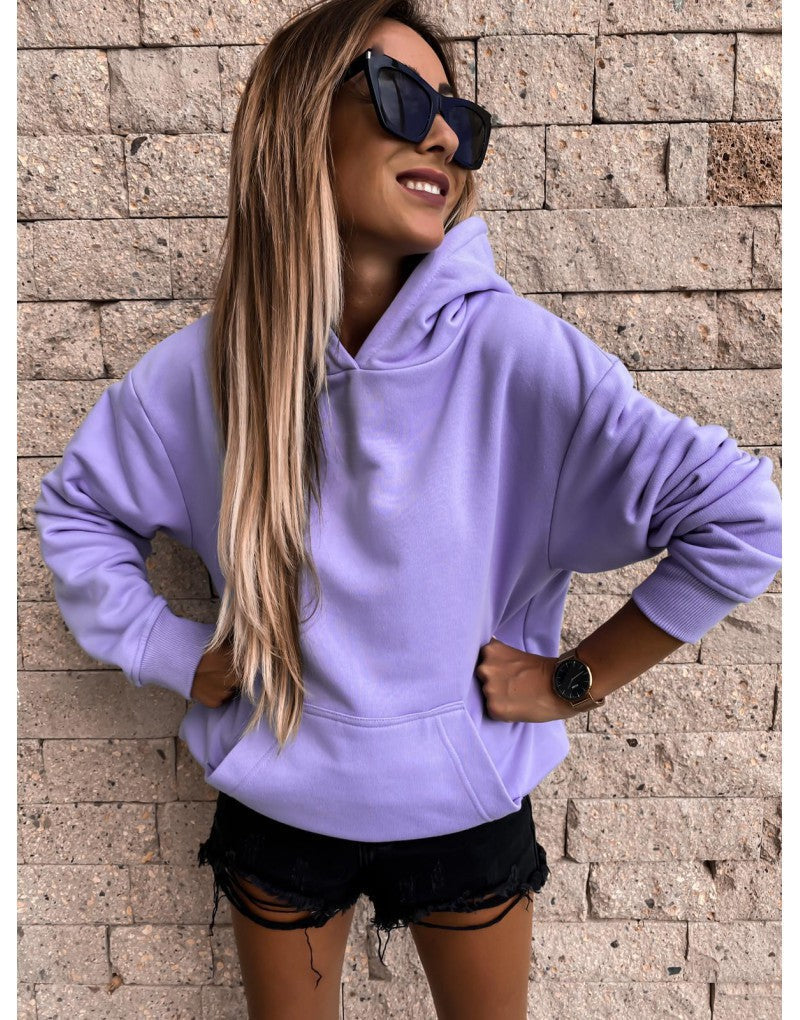 Women's Oversized Fleece Pullover Hoodie