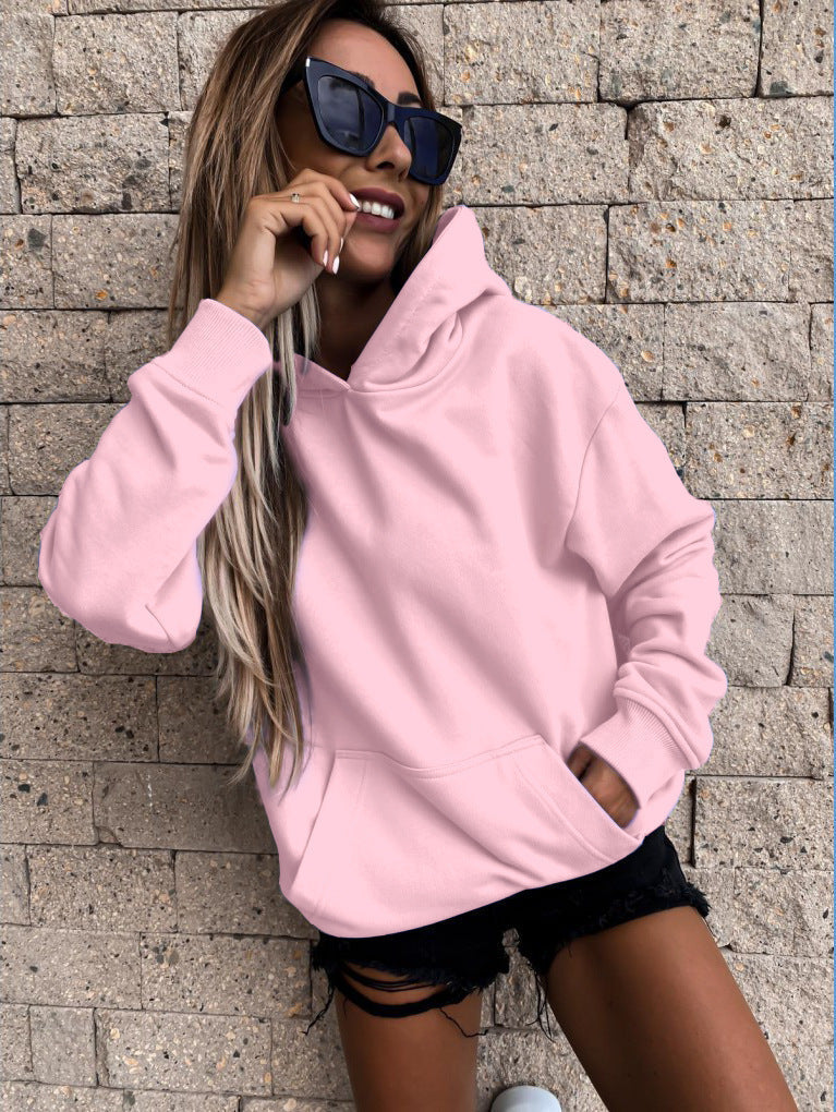 Women's Oversized Fleece Pullover Hoodie