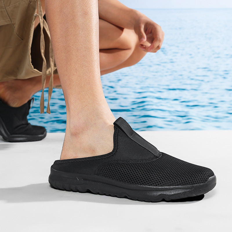 Honeycomb mesh pool slides