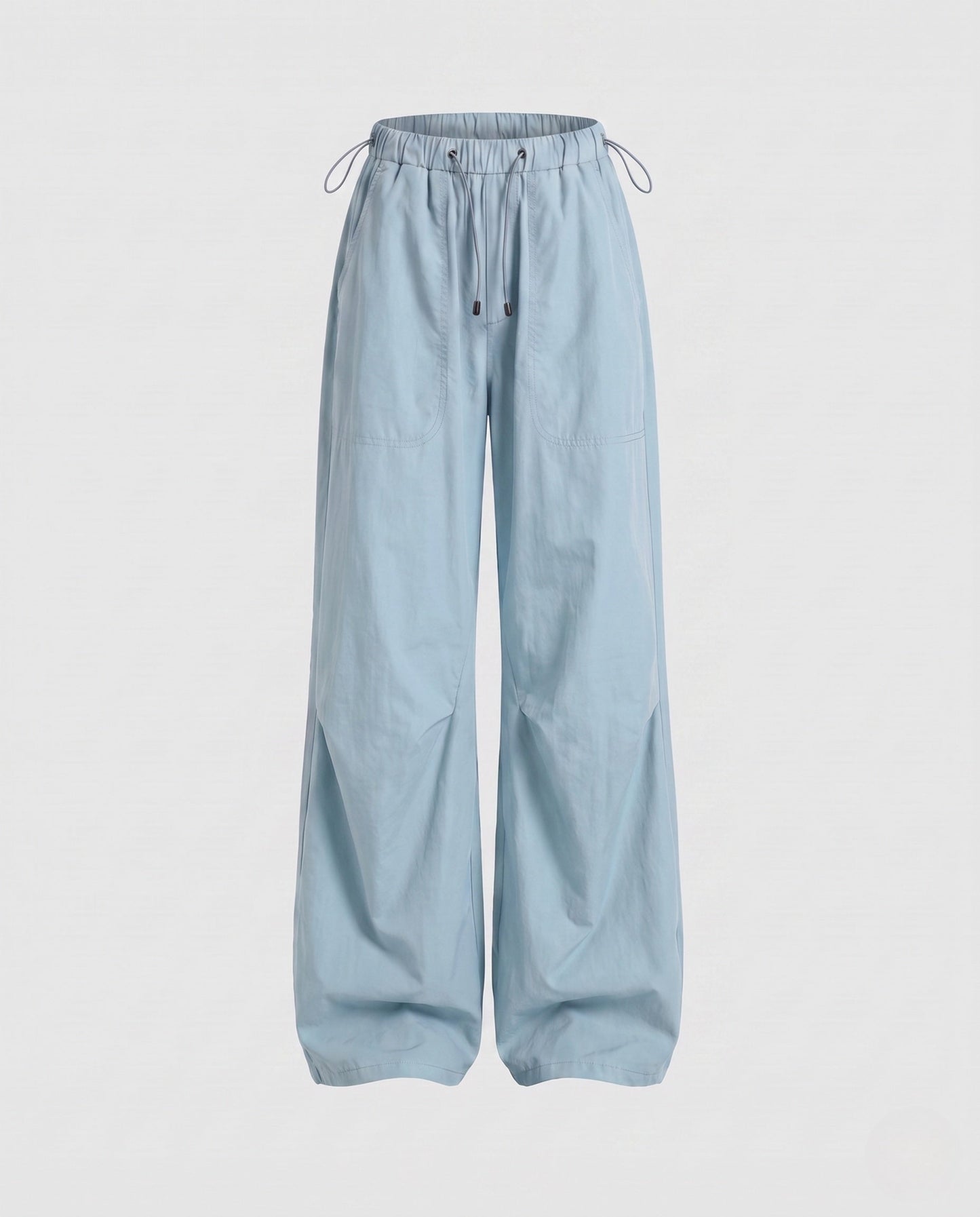 Sky Blue wide leg lounge pants for women.