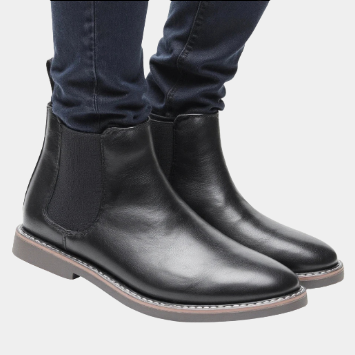 Men's Almond Toe Chelsea Boots