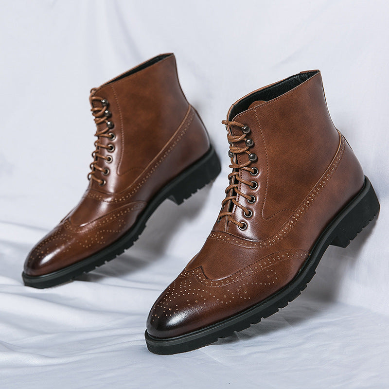 Men's Brogue Ankle Boots