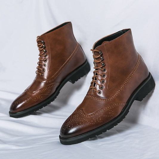 Men's Brogue Ankle Boots
