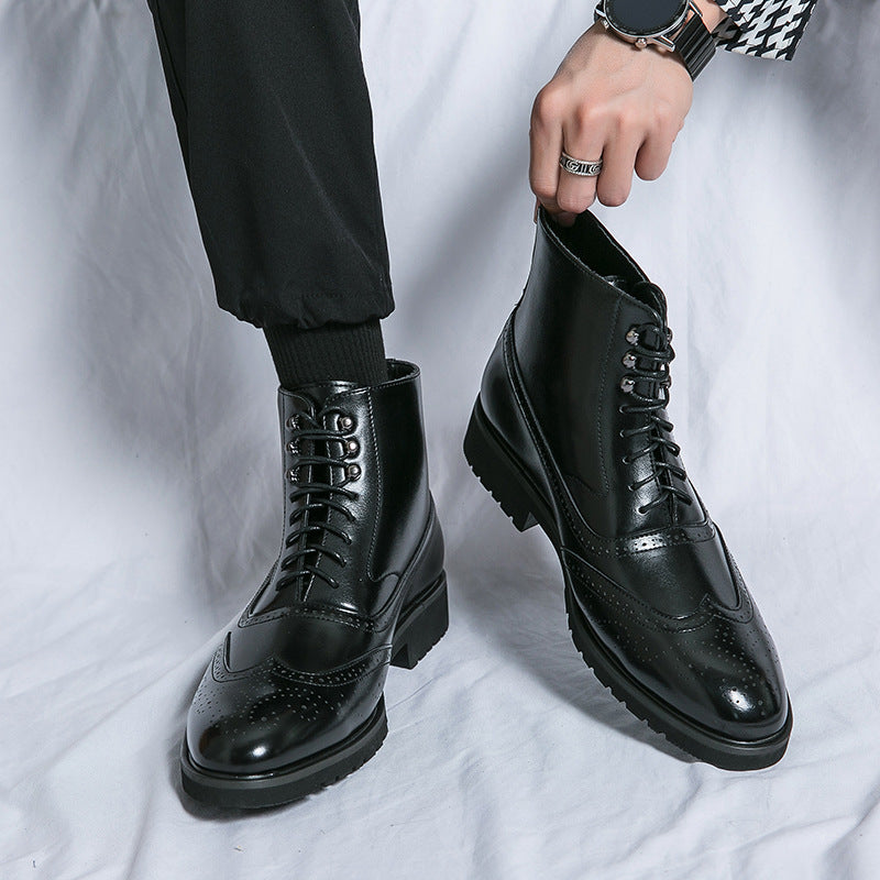 Men's Brogue Ankle Boots