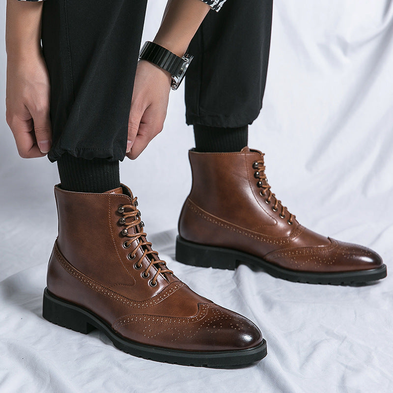 Men's Brogue Ankle Boots