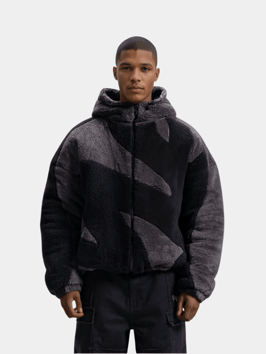 Men's Camo Sherpa Zip Hoodie