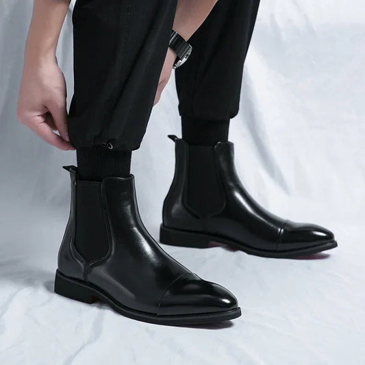 Men's Cap Toe Chelsea Boots