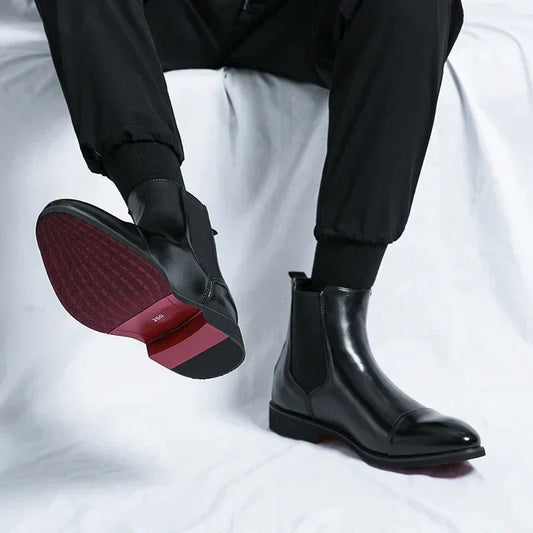 Men's Cap Toe Chelsea Boots