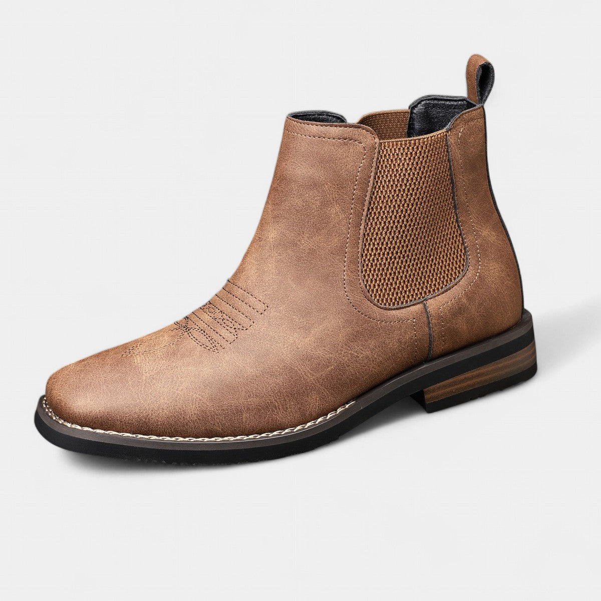 Men's Distressed Chelsea Boots