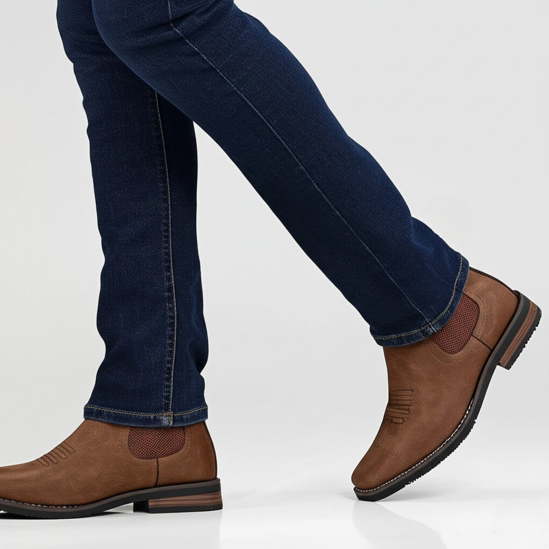 Men's Distressed Chelsea Boots