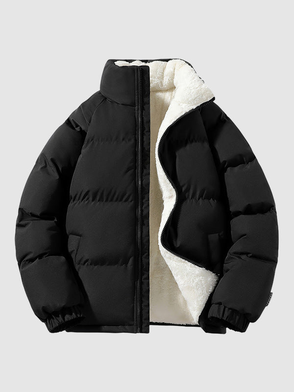 Men's Fleece Lined Puffer Jacket