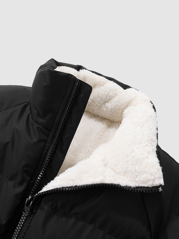 Men's Fleece Lined Puffer Jacket