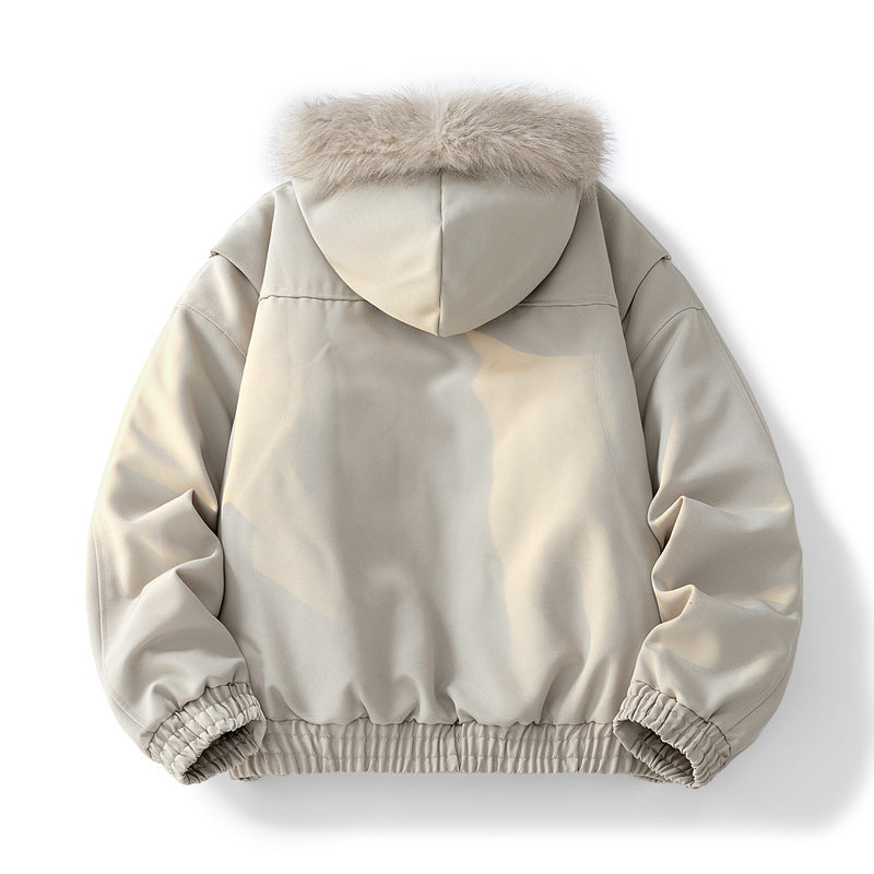 Men's Hooded Bomber Winter Jacket