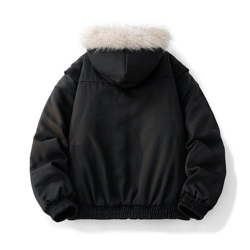Men's Hooded Bomber Winter Jacket