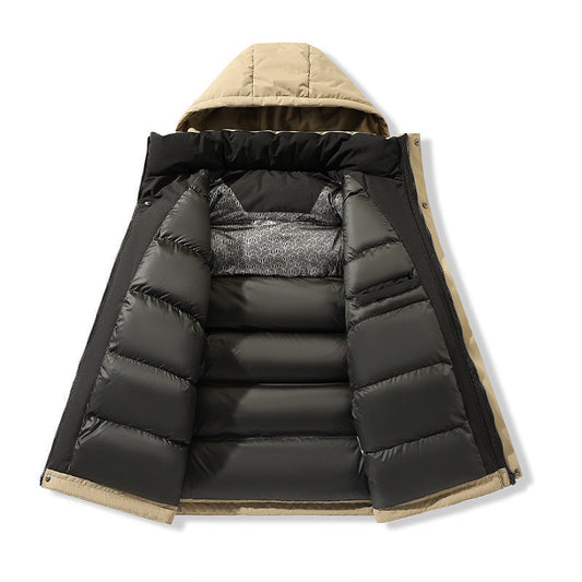 Men's Hooded Utility Winter Jacket