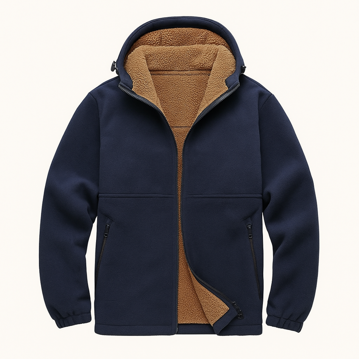 Men's Sherpa Lined Zip Hoodie