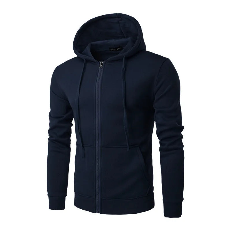 Men's Slim Fit Zip Up Hoodie