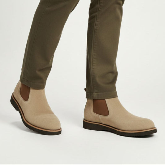 Men's Suede Chelsea Boots