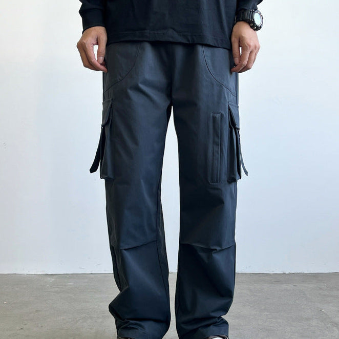 Men's Twill Cargo Pants in Navy