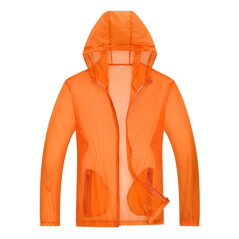Men's Ultralight Rain Jacket in Orange