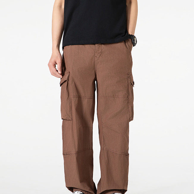 Men's Utility Cargo Pants in Brown