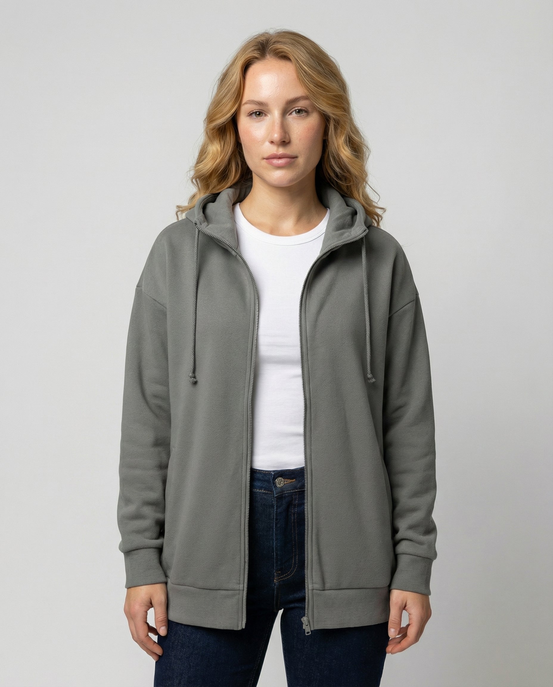 Women's Cozy Fleece Zip Up Hoodie