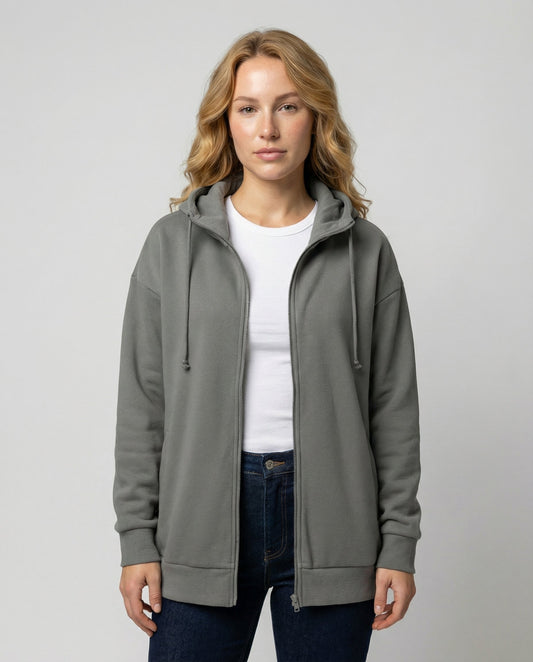 Women's Cozy Fleece Zip Up Hoodie