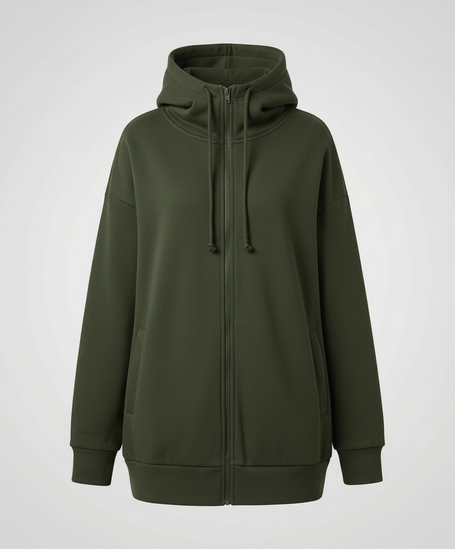Women's Cozy Fleece Zip Up Hoodie