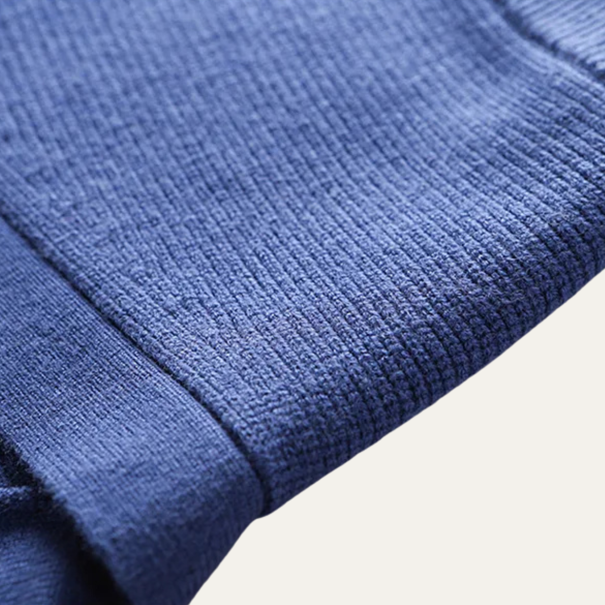 Button Front Sweater Vest for men, detail view.