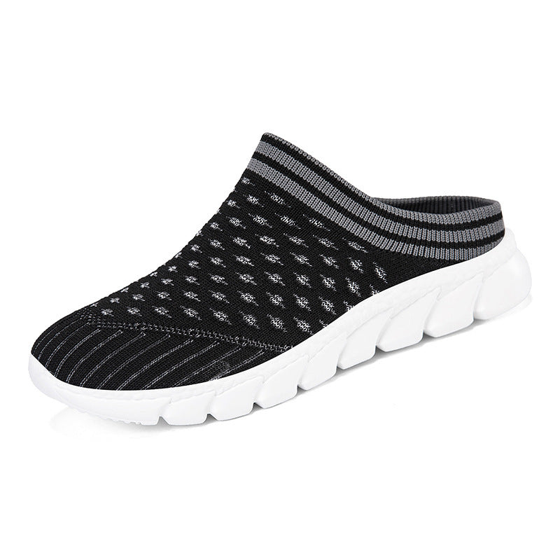 Knitted sock slides