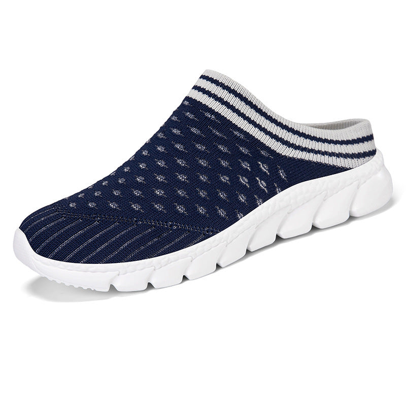 Knitted sock slides