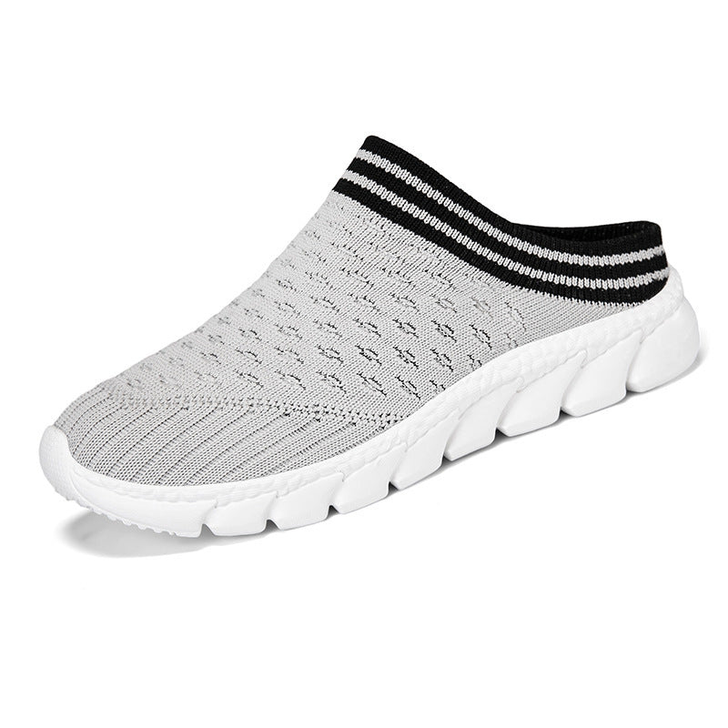 Knitted sock slides
