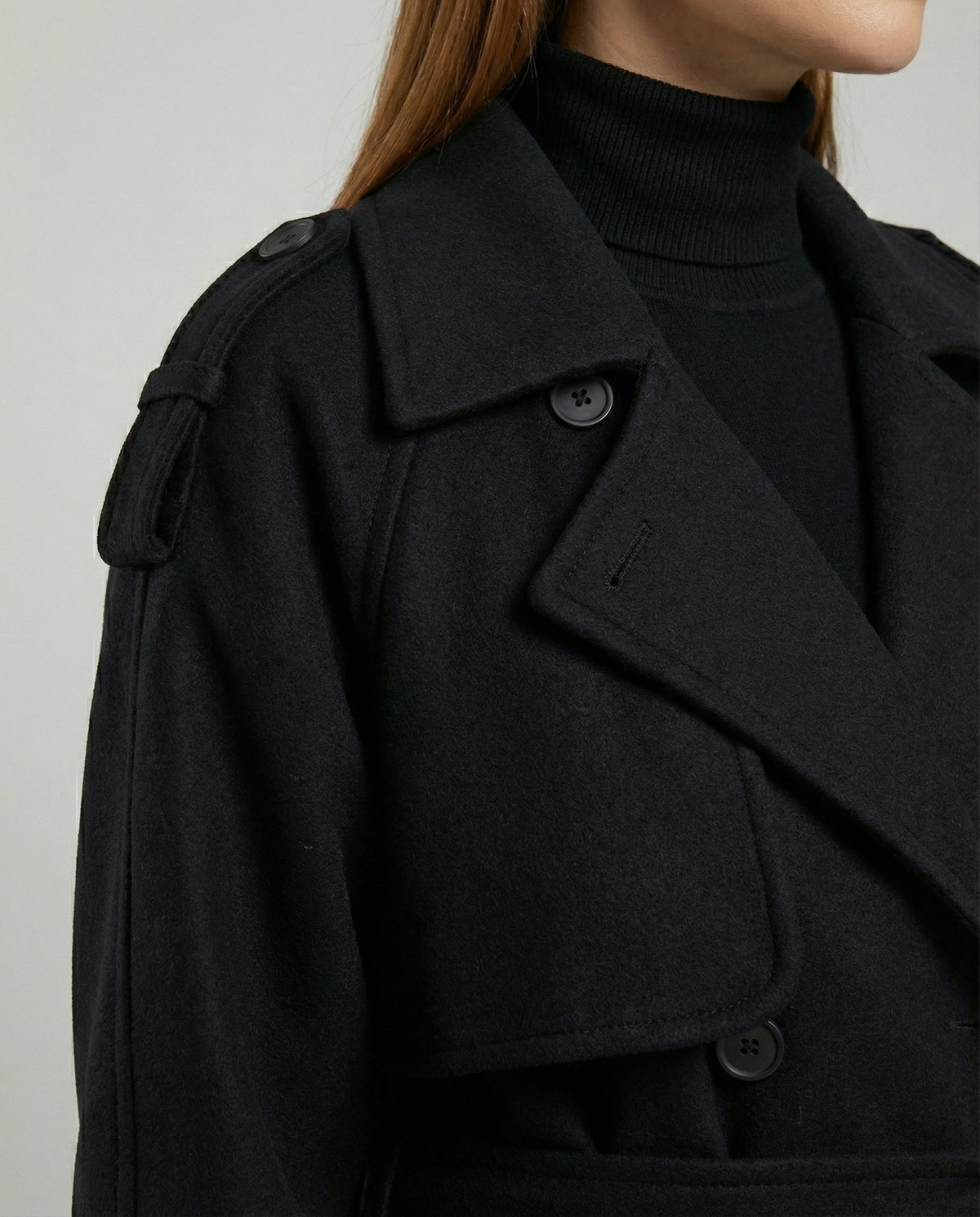 Women's Belted Double Breasted Winter Jacket
