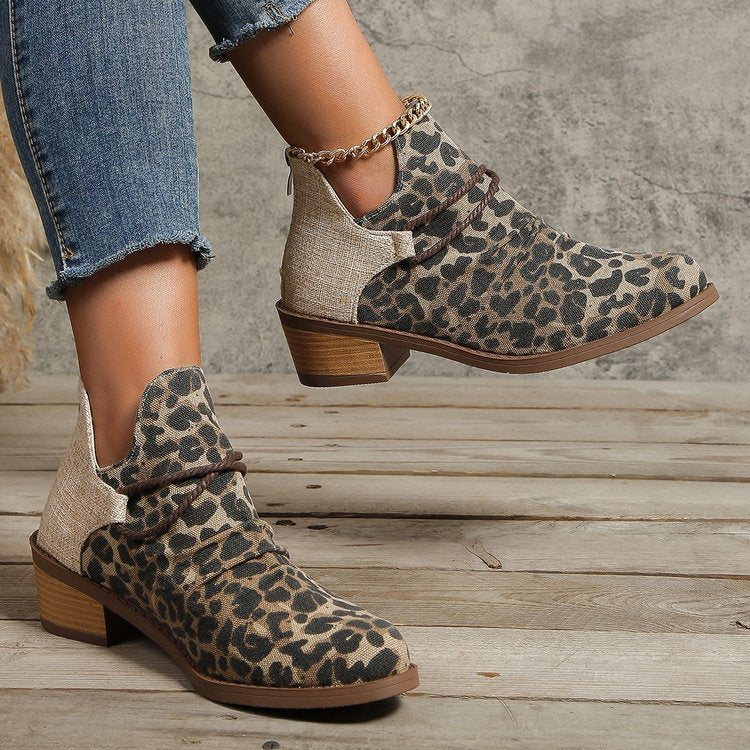 Women's Canvas Ankle Boots