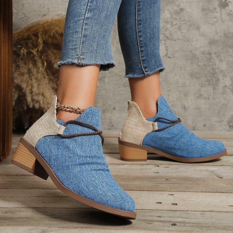 Women's Canvas Ankle Boots