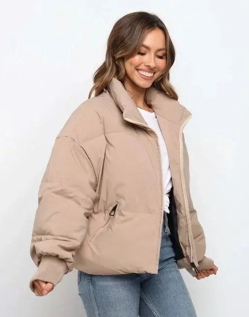 Women's Cropped Puffer Jacket