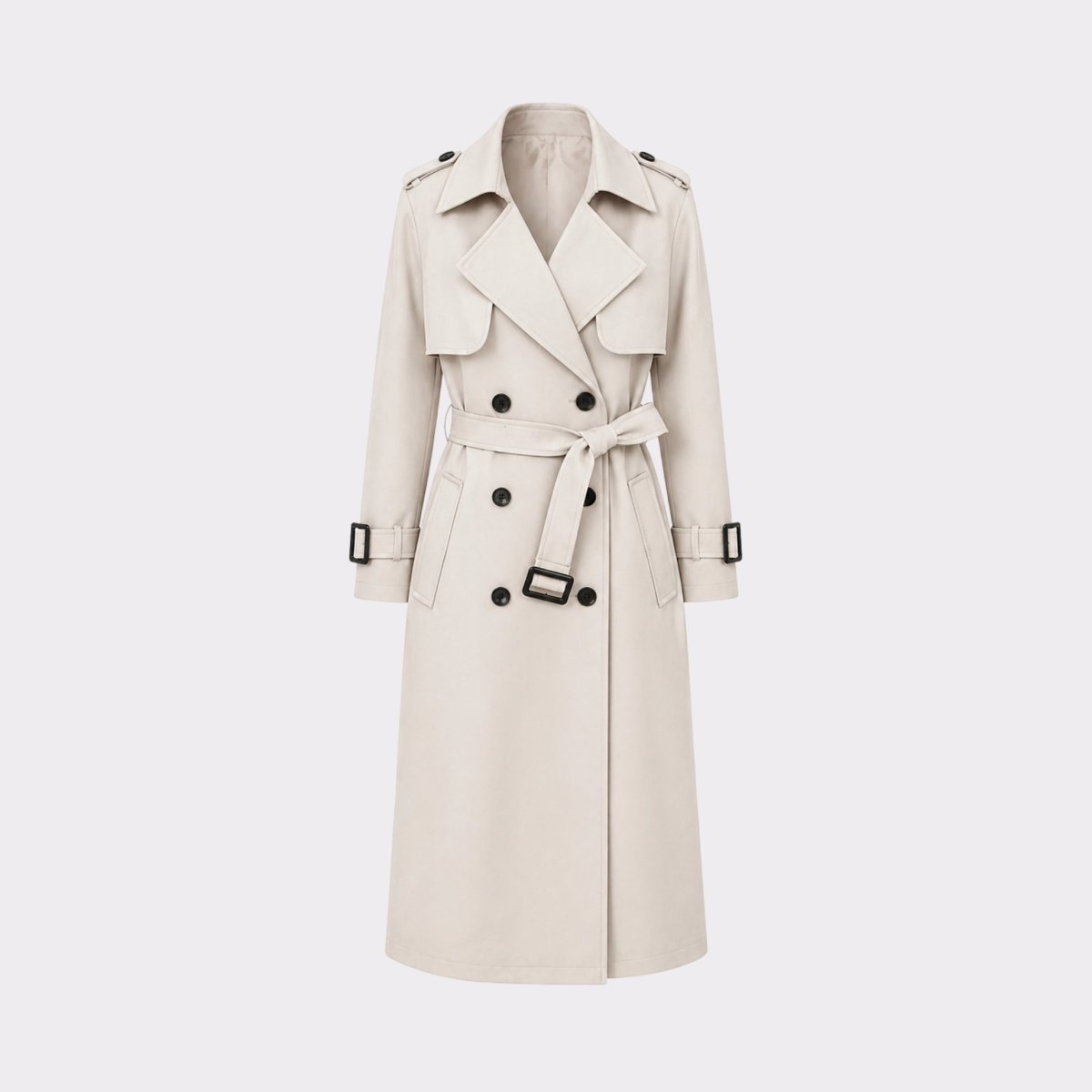 Women's Double Breasted Trench Coat