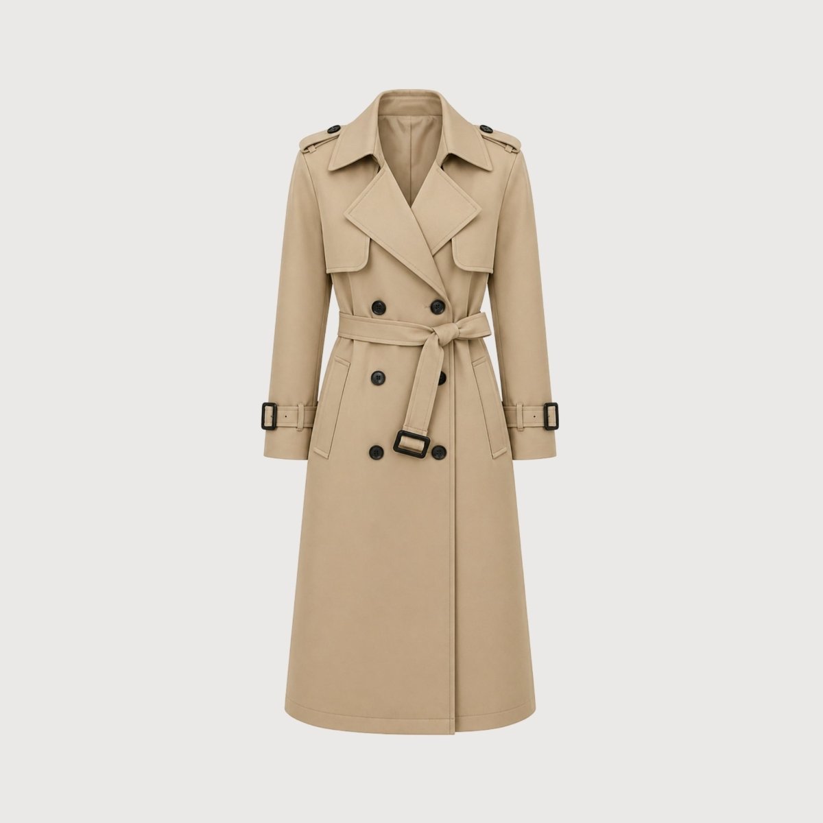 Women's Double Breasted Trench Coat