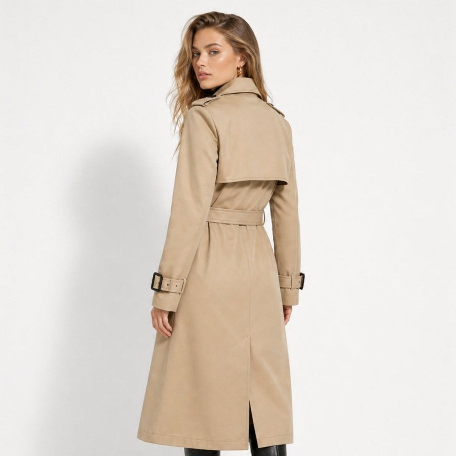 Women's Double Breasted Trench Coat
